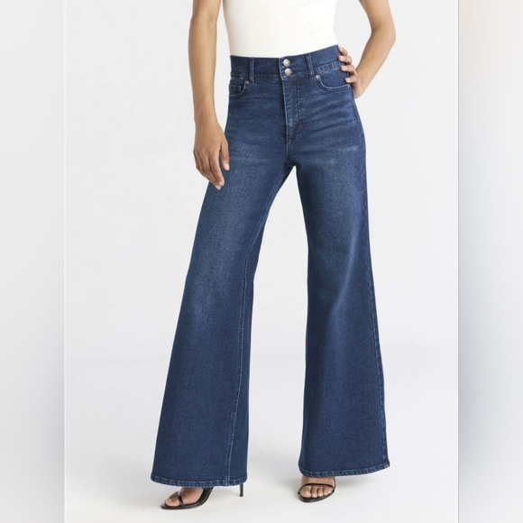 Sofia Wide Leg-High rise Jeans - Picture 1 of 8